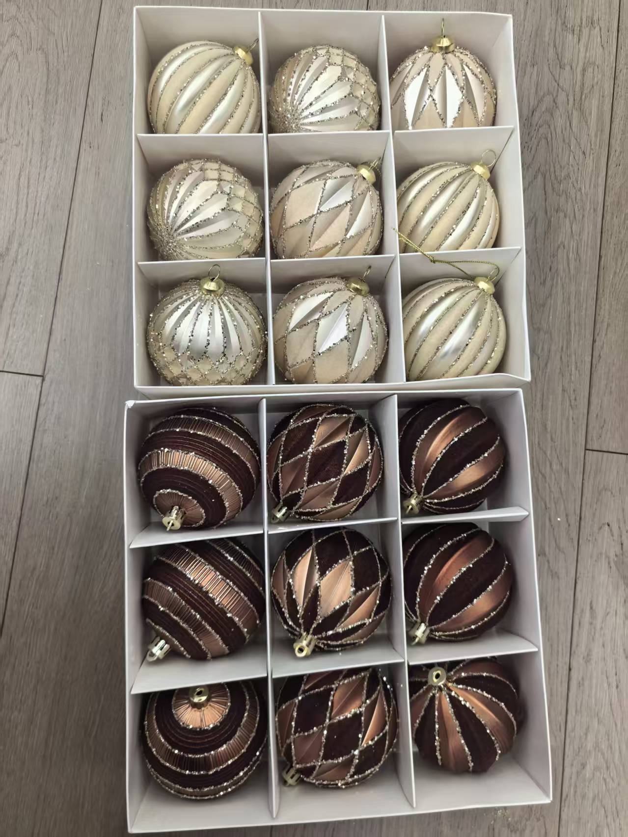 新款圣诞球办公圣诞装饰用品圣诞树苹果袋圣诞礼物蝴蝶结节日文化装饰品