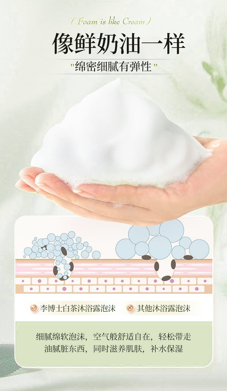 李博士氨基酸洗护系列，植萃配方，柔顺蓬松，KO油扁塌，洗出高颅顶。详情8