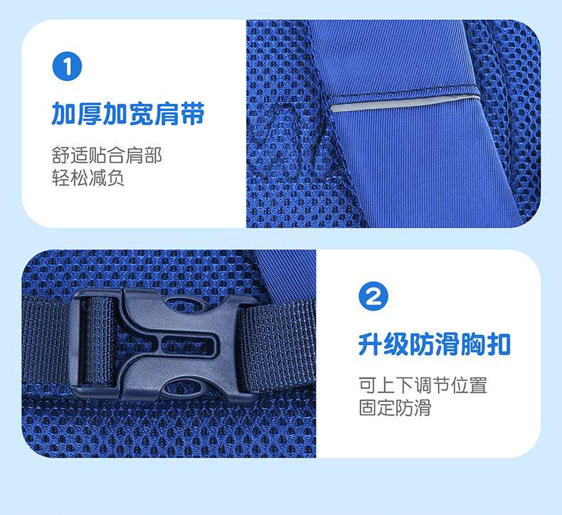 Cute cartoon schoolbags for first-grade kindergarten students, large-tailed cat fashionable and weight-reducing backpacks for boys and girls detail image 14