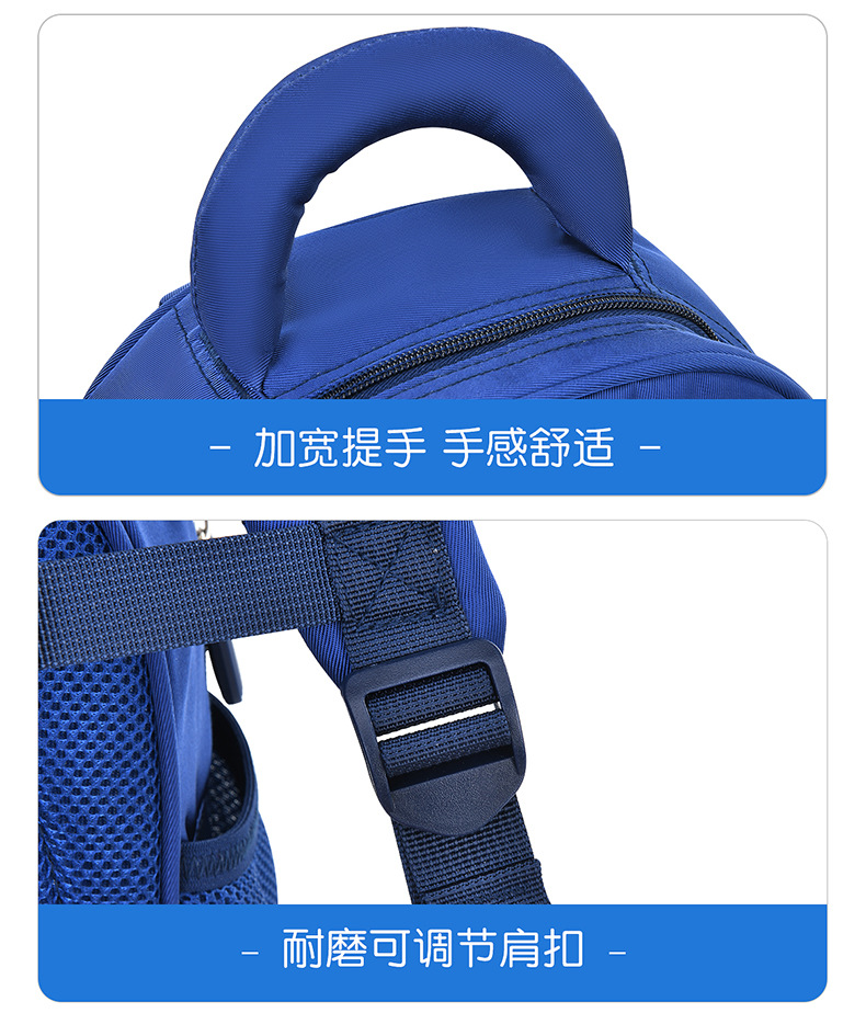 Cute cartoon schoolbags for first-grade kindergarten students, large-tailed cat fashionable and weight-reducing backpacks for boys and girls detail image 9