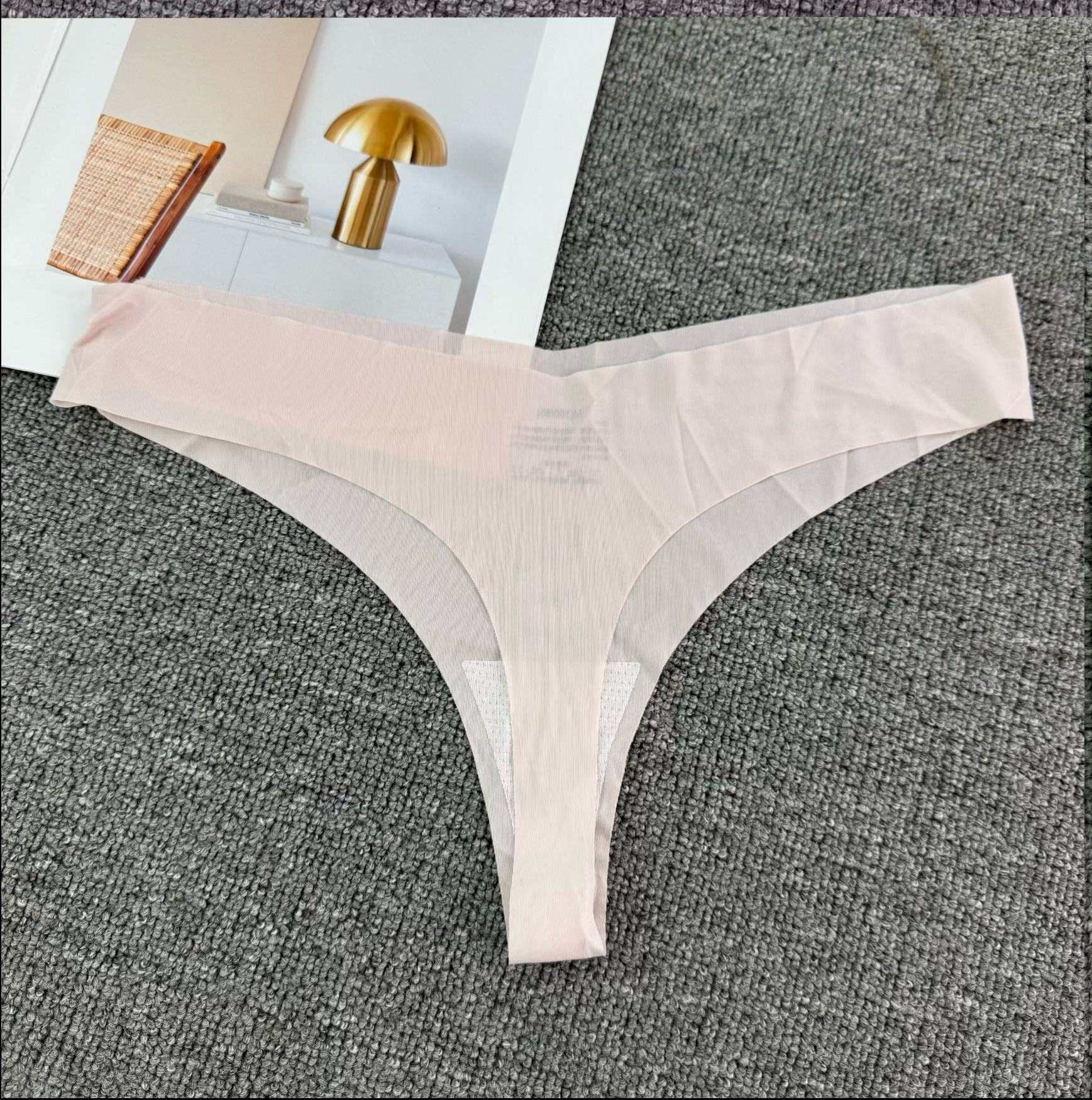 Export of sex underwear, sexy low-waisted one-piece seamless yoga T-shaped hidden pants, women's thongs Specification drawing