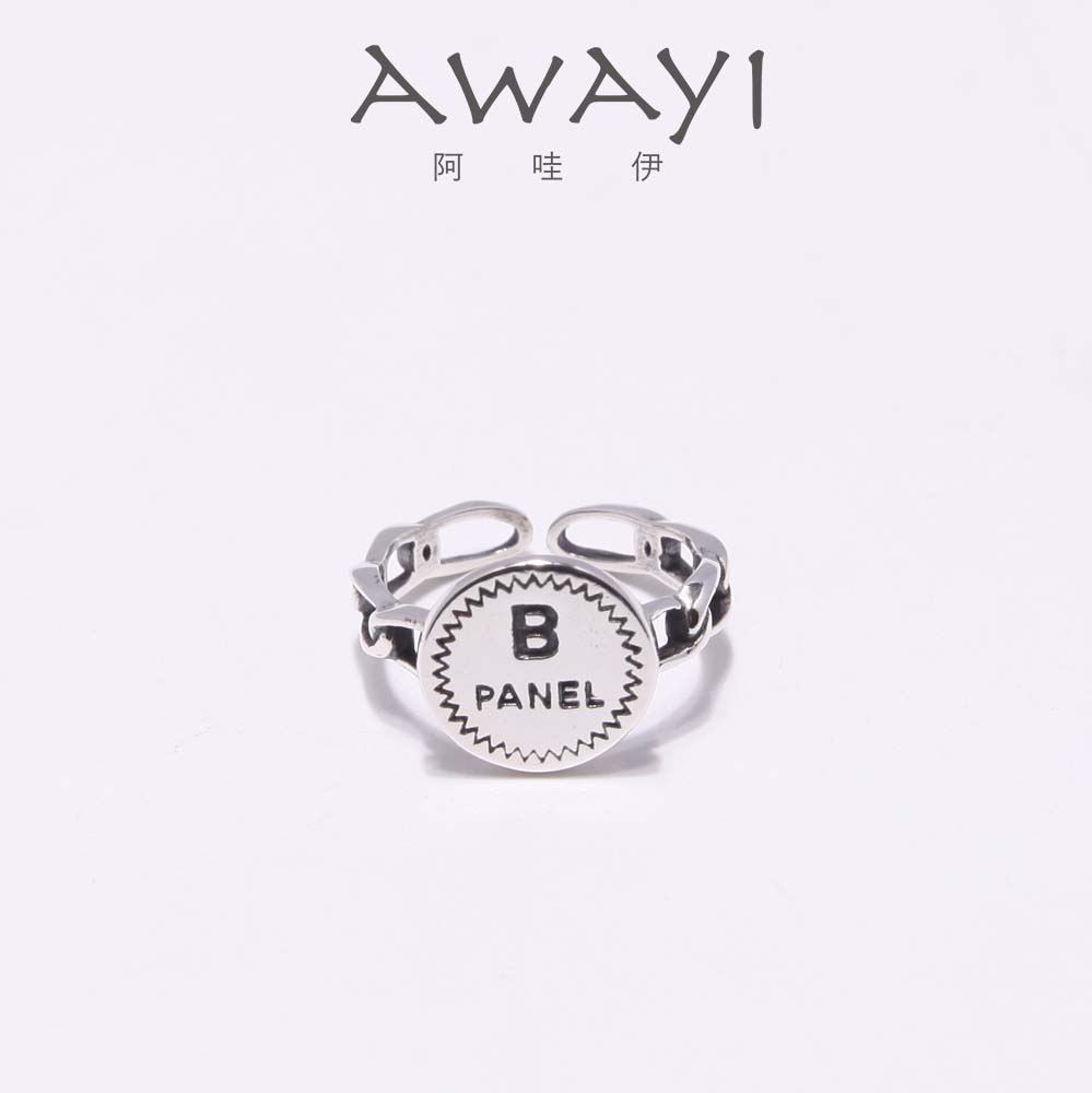 戒指/戒指男/戒指空托/饰品戒指/珍珠戒指细节图