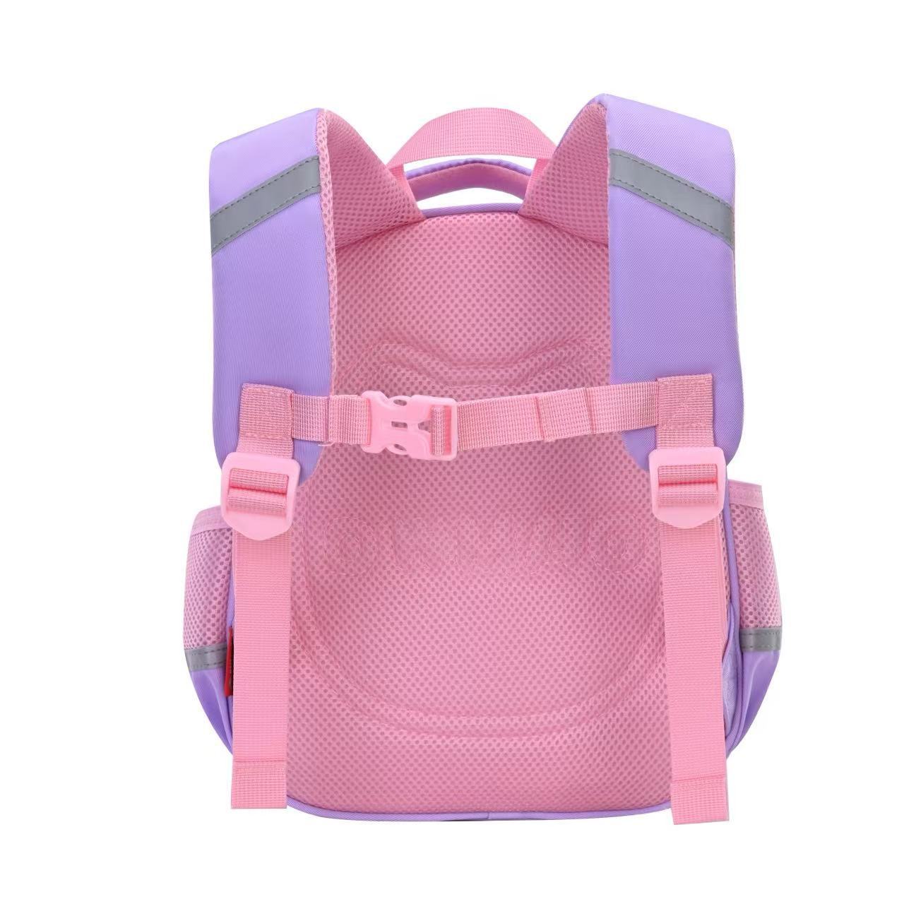 Cute cartoon schoolbags for first-grade kindergarten students, large-tailed cat fashionable and weight-reducing backpacks for boys and girls detail image 19