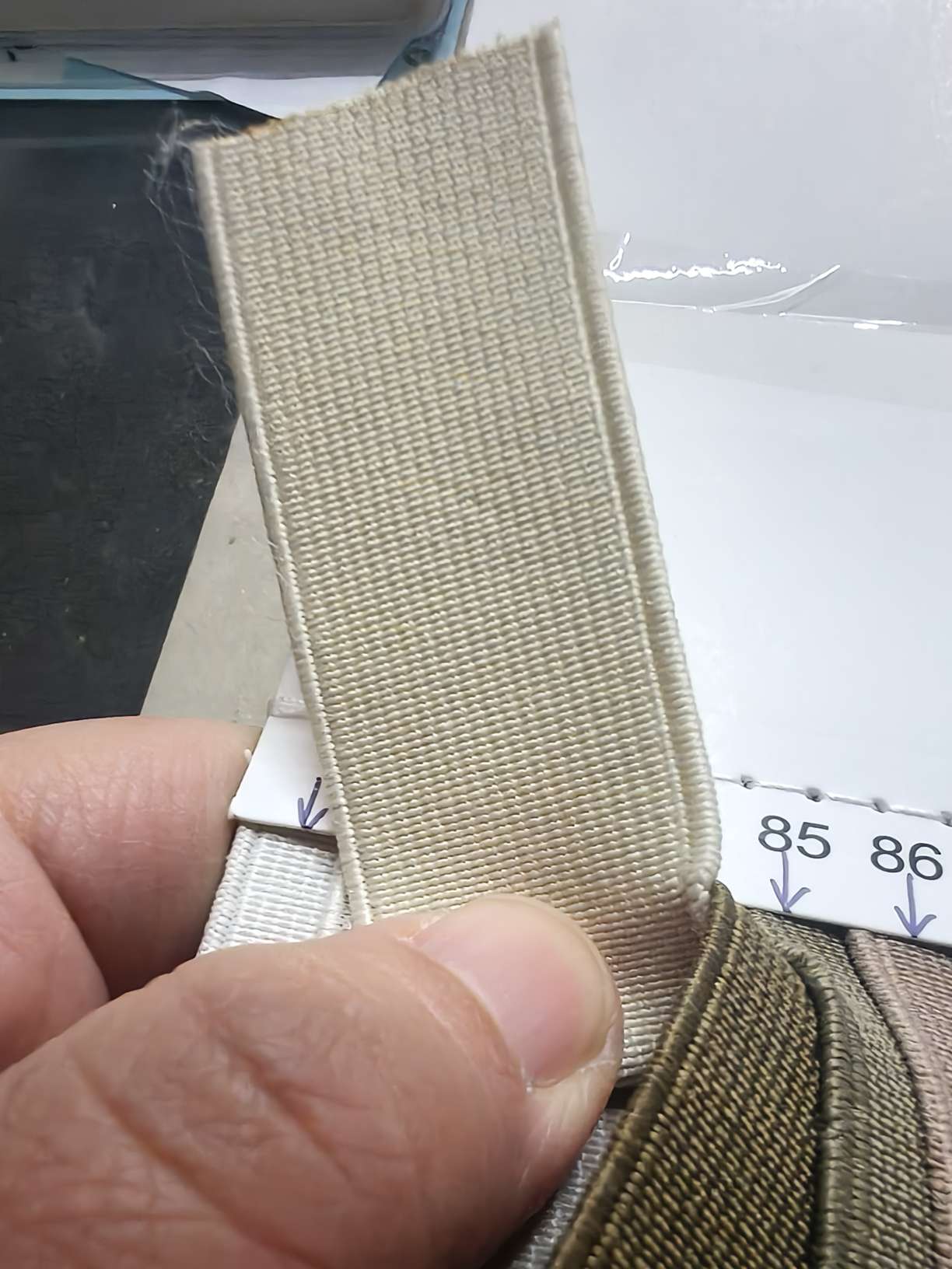 纺织辅料彩色松紧带玉米纹弹力带皮革服装配件松紧带织带