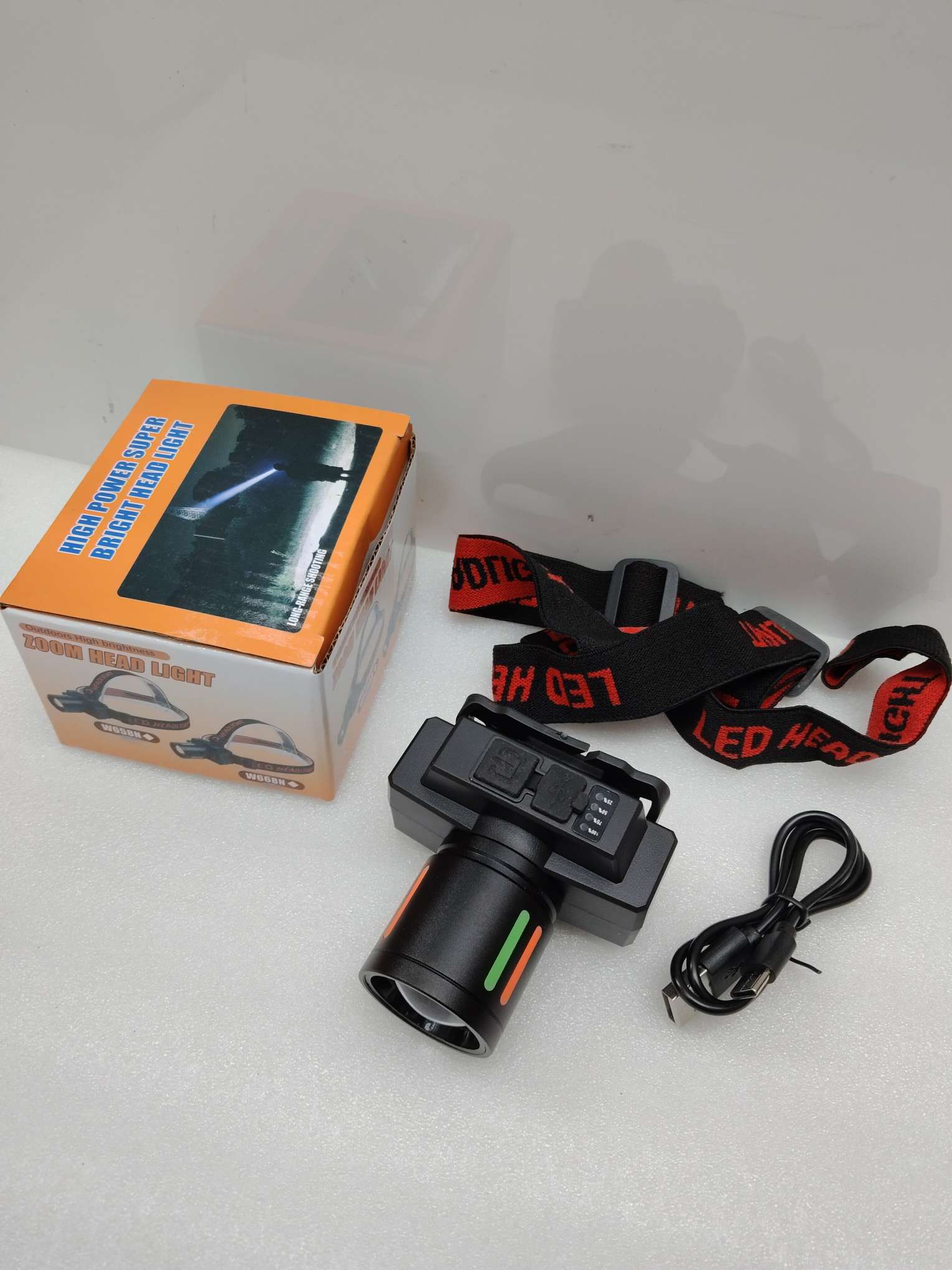 户外强光照明头灯