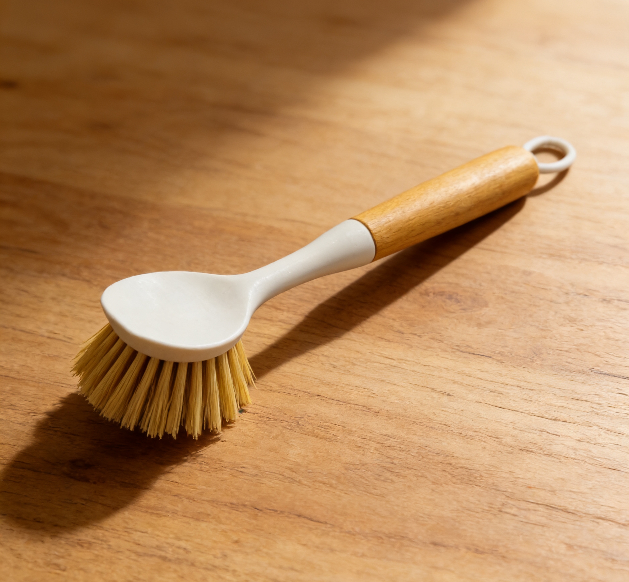 Wholesale solid wood handle cleaning brushes, kitchen long-handled pot washing brushes, household multi-functional decontamination brushes, Nordic-style solid wood handle pot brushes, household kitchen cleaning brushes, long-handled decontamination dishwashing brushes