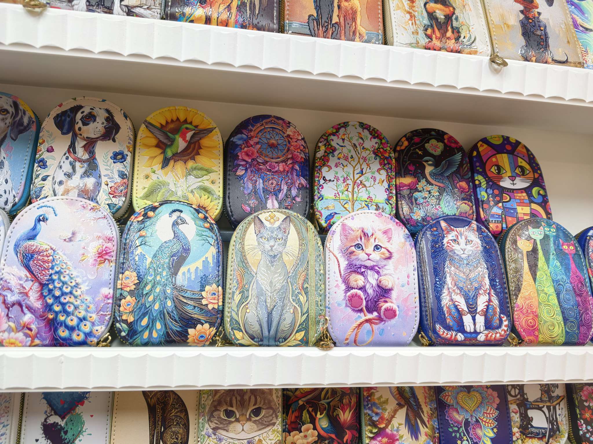 3D效果UV印 儿童卡包 