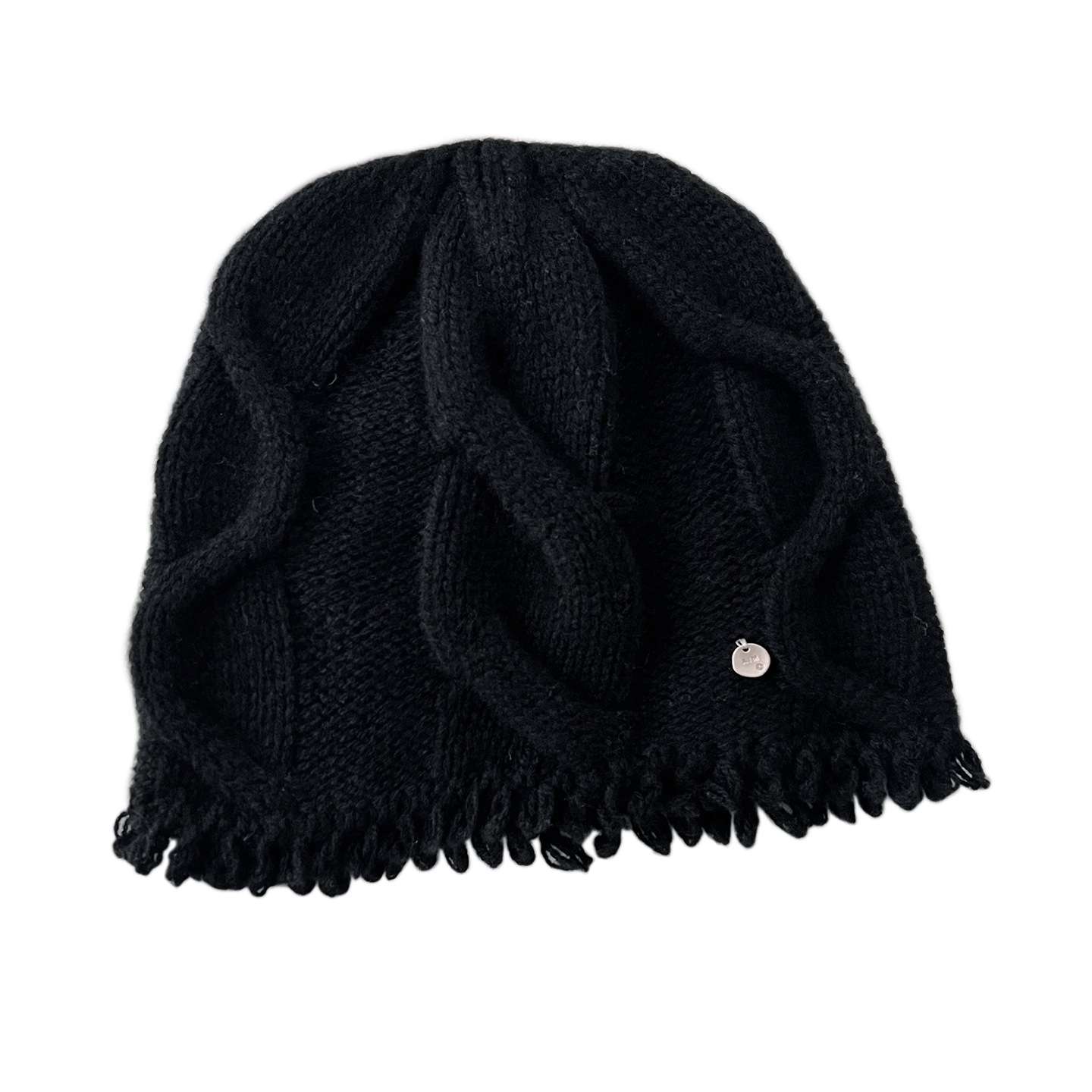 100% pure wool knitted cap for women's autumn and winter new style, making the face look smaller, warm and ear-protecting solid color twisted cold cap Application Scenario