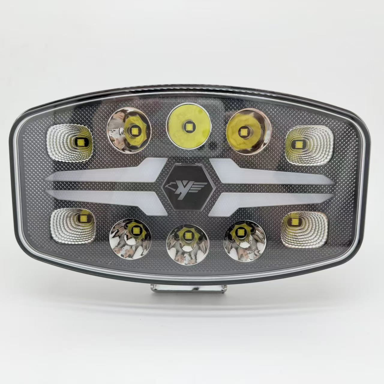Truck LED headlights, spotlights, condenser lens lights, daytime running lights, dynamic lights, 12V, 24V modified lights, 9-inch lights Item Picture