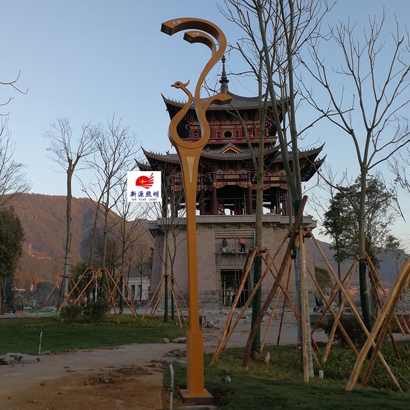 Chinese lanterns, outdoor road lighting lamps, magnolia lanterns, street lamps, municipal engineering, streets, squares, residential areas, parks and landscape lamps Specification image