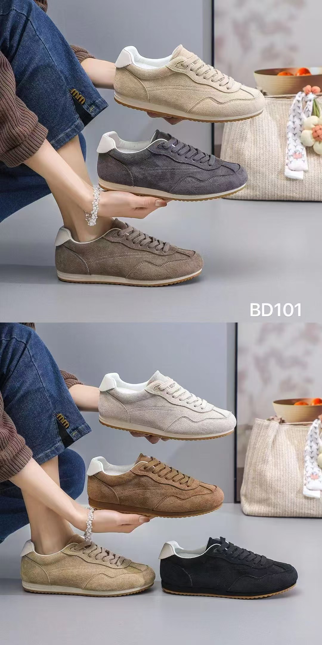 低跟阿甘鞋女款 春季透气休闲鞋  时尚大方详情5