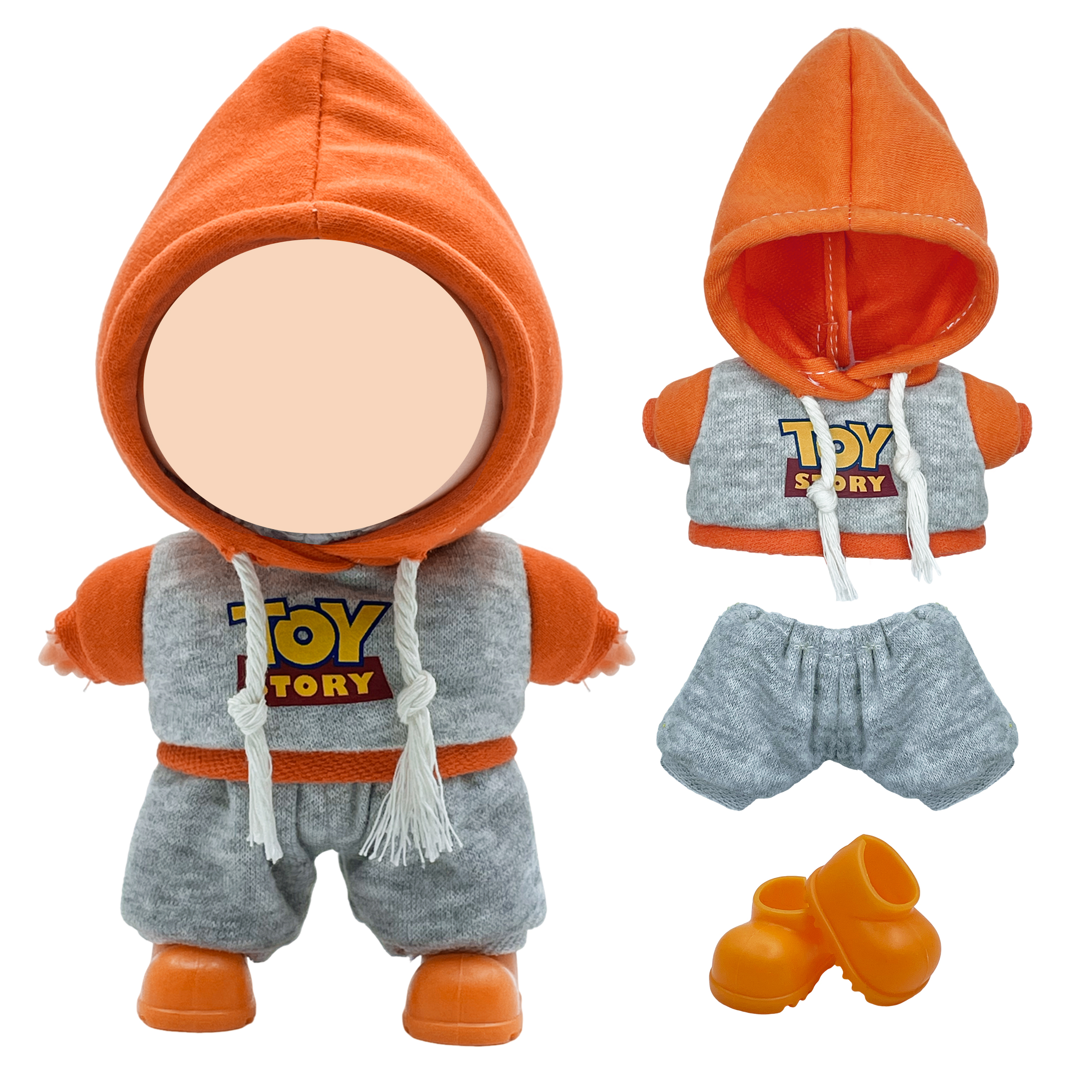 BJD Cotton doll dress-up stickers for girls' decorative baby clothes 15-17 cm cotton doll clothes Item Picture