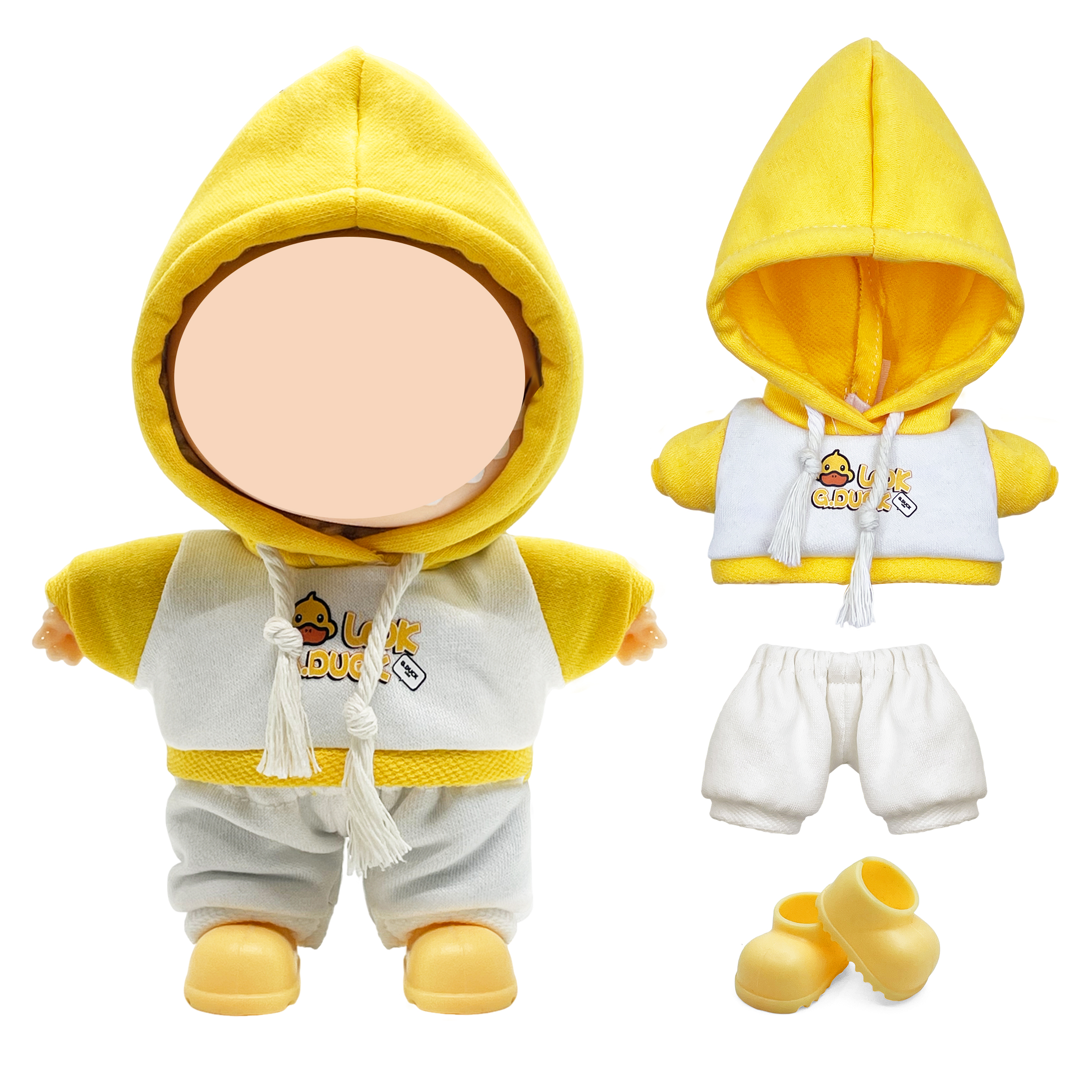 BJD Cotton doll dress-up stickers for girls' decorative baby clothes 15-17 cm cotton doll clothes details Picture