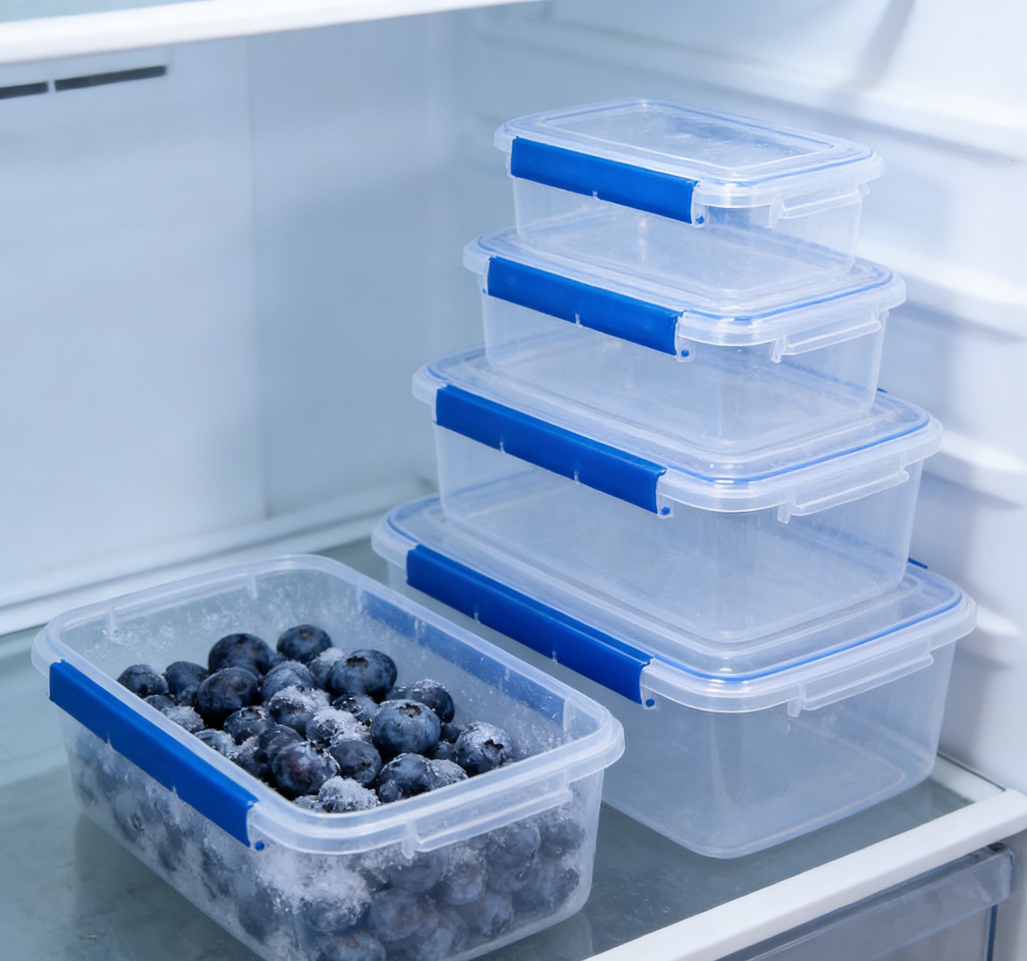 Wholesale of various specifications of transparent plastic food storage boxes, rectangular sealed food storage boxes, and refrigeration-specific storage boxes Item Picture