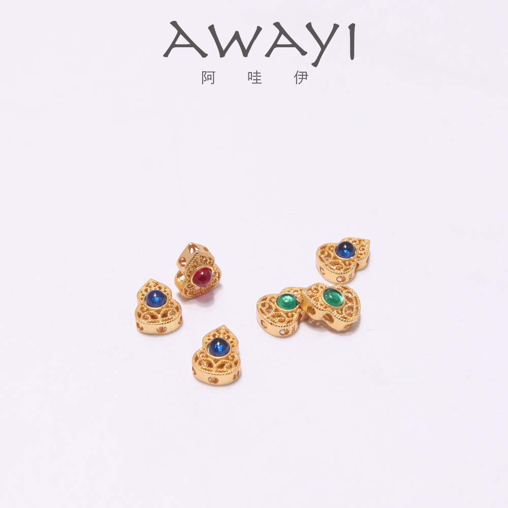 铃铛/树脂配件/亚克力链条扣/DIY装饰品配件/奶油胶产品图