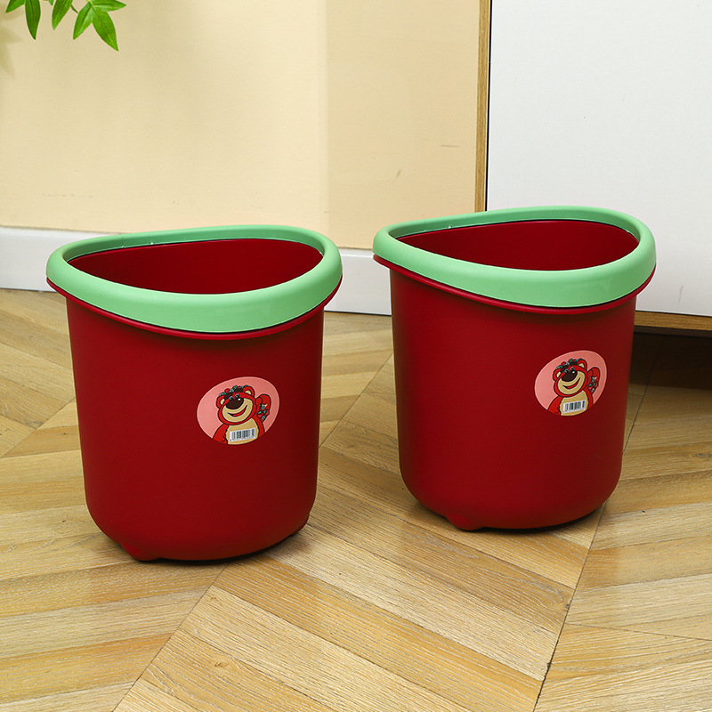 Wholesale from the manufacturer: Simple, high-appearance, large-capacity plastic round trash cans for living rooms and bedrooms