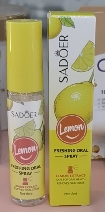 蜜桃/香橙/薄荷清新口腔喷雾18ml