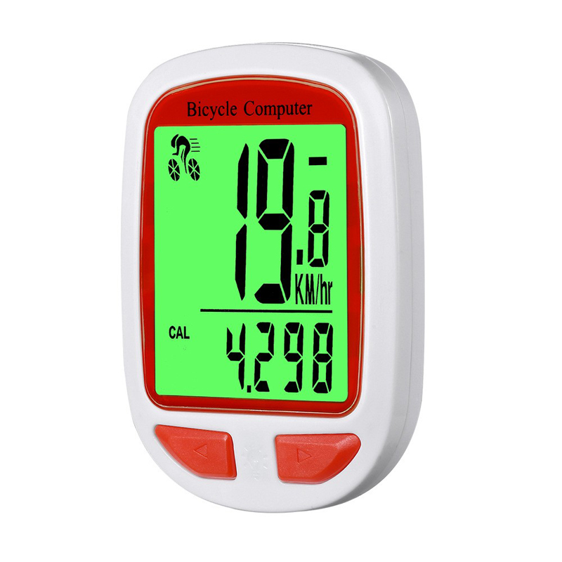 YD-1 wired speedometer, bicycle wireless speedometer, large screen in both Chinese and English, wireless touch backlight, waterproof mountain bike speedometer, odometer, speed meter details Picture