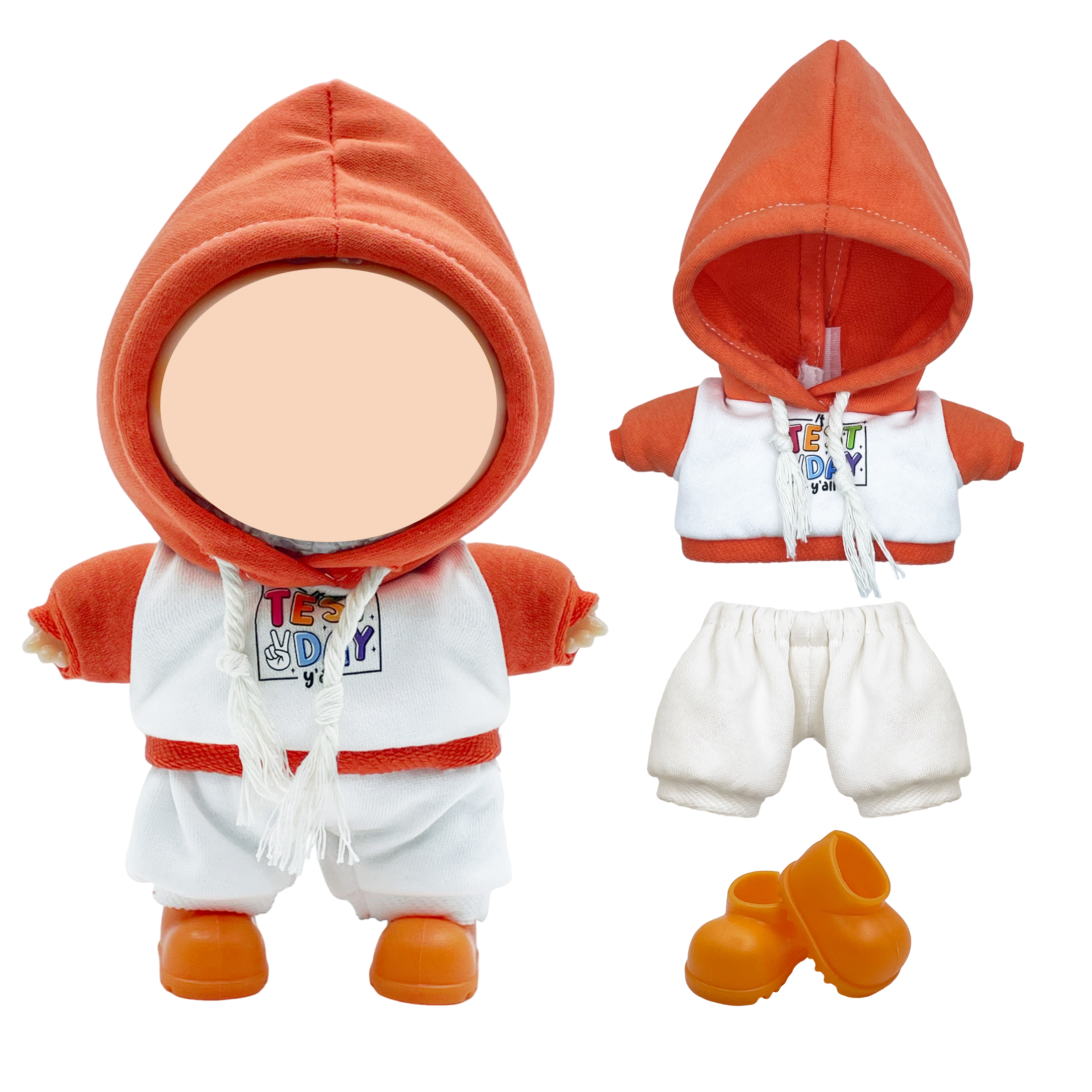 BJD Cotton doll dress-up stickers for girls' decorative baby clothes 15-17 cm cotton doll clothes Application Scenario