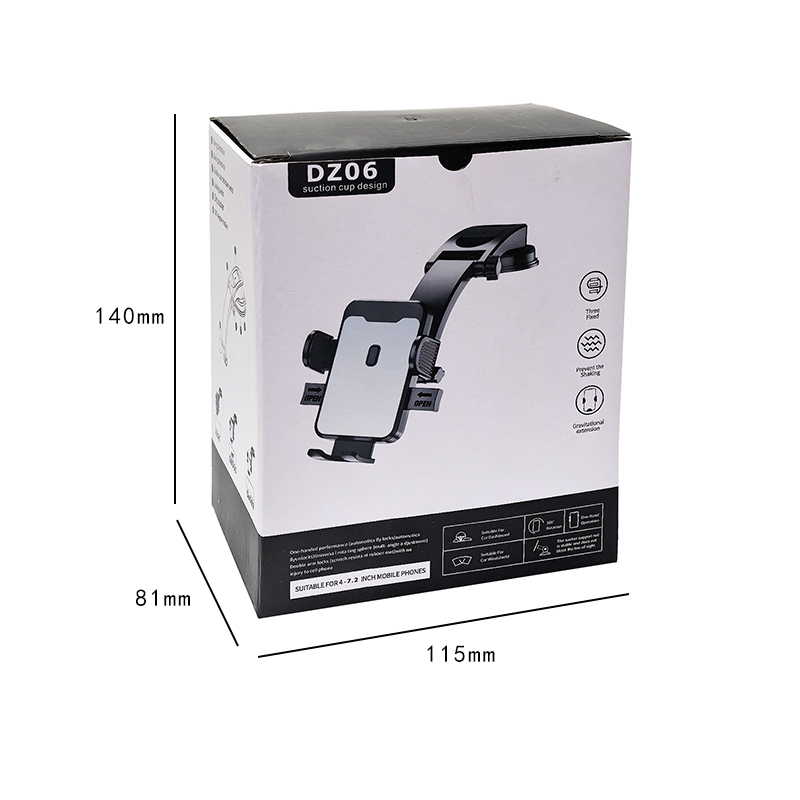 DZ061、X061车载瀑布吸盘手机支架塑料手机支架导航汽车手机架夹子详情16