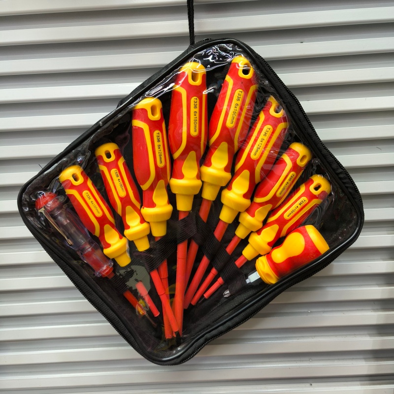 厂家直销五金工具十字一字多功能电工两用起子8PC螺丝刀套装细节图