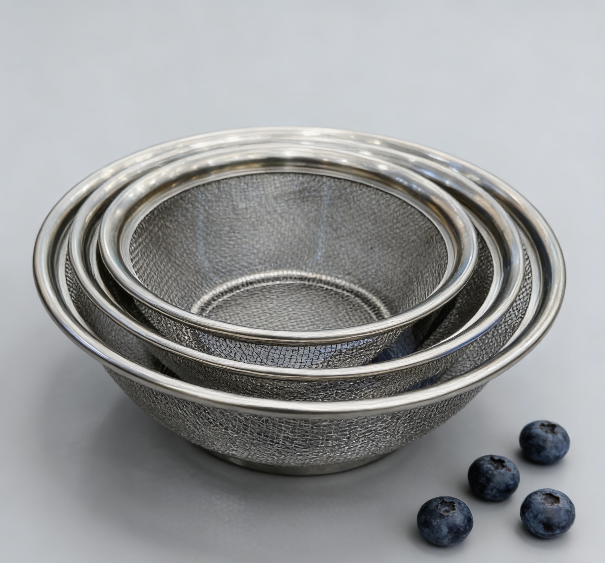 Kitchen stainless steel draining baskets, multi-sized mesh sieves, vegetable washing, rice washing, fruit baskets, stainless steel mesh baskets, draining baskets, household kitchen vegetable washing baskets, rice washing sieves, fruit baskets wholesale