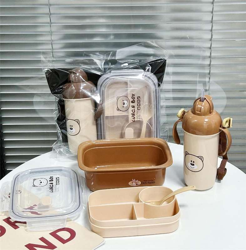 多功能玻璃保鲜盒餐具套装耐热密封饭盒不锈钢保温饭盒不锈钢提锅日用百货