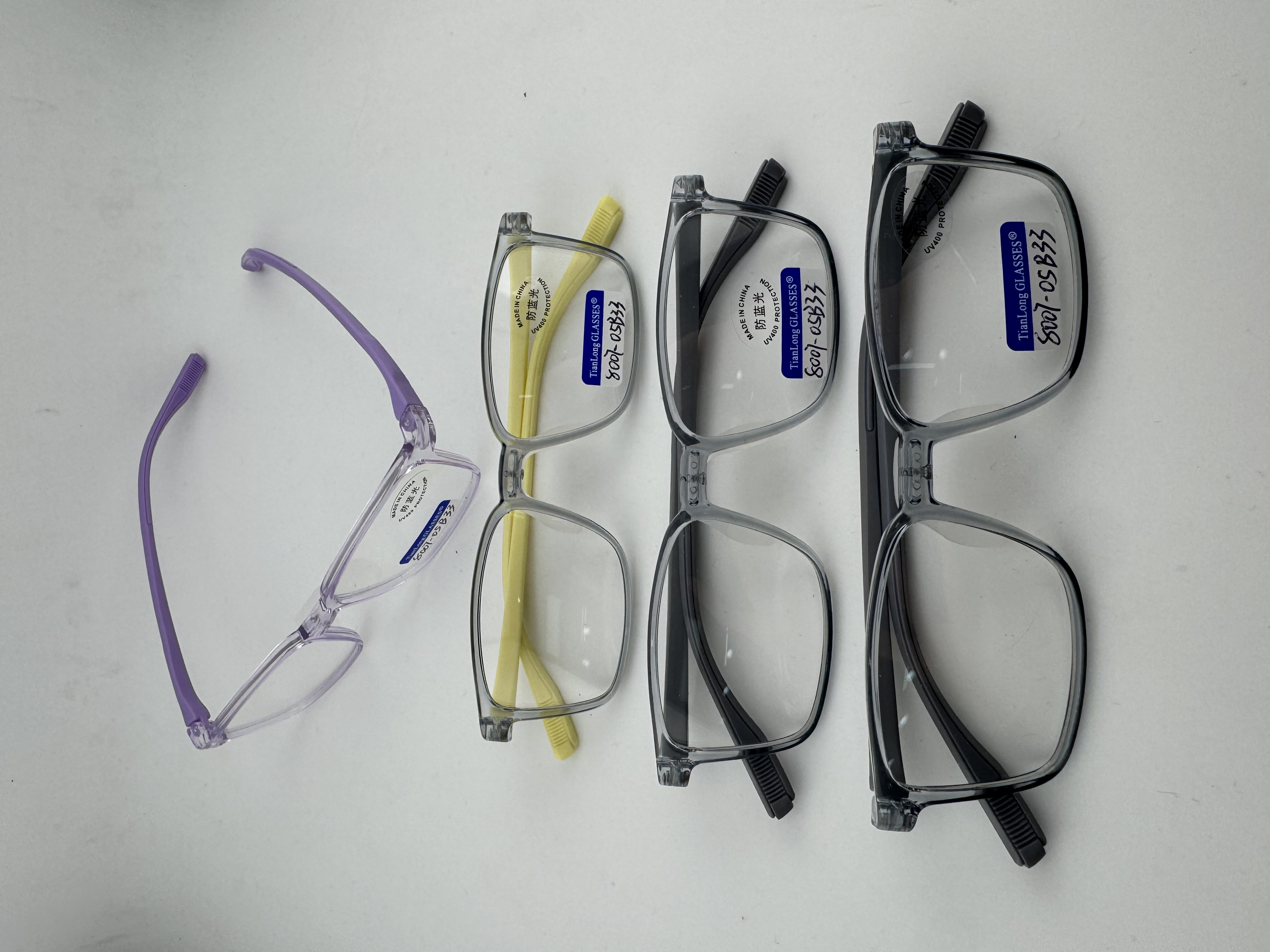 新款儿童时尚方形框男女童款平光镜防蓝光眼镜平光镜