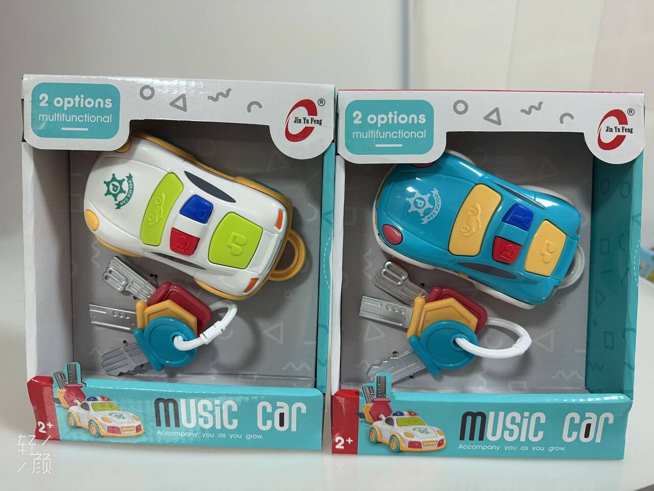 TK66458卡通车（卡通灯光音乐)带钥匙