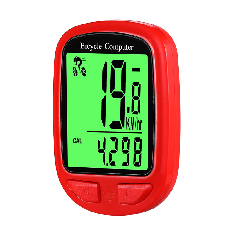 YD-1 wired speedometer, bicycle wireless speedometer, large screen in both Chinese and English, wireless touch backlight, waterproof mountain bike speedometer, odometer, speed meter Item Picture