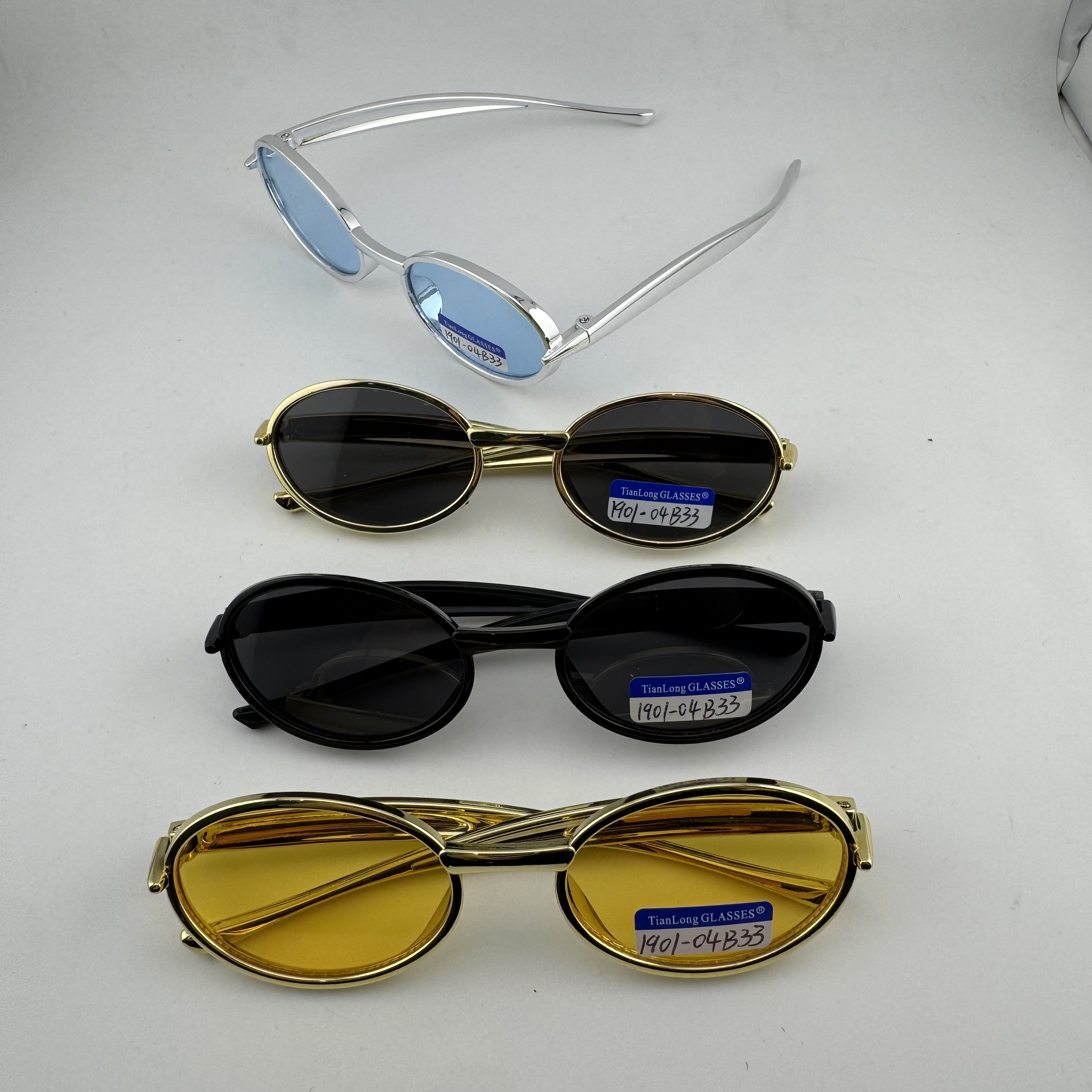 新款儿童椭圆太阳镜ins墨镜小框防紫外线太阳眼镜