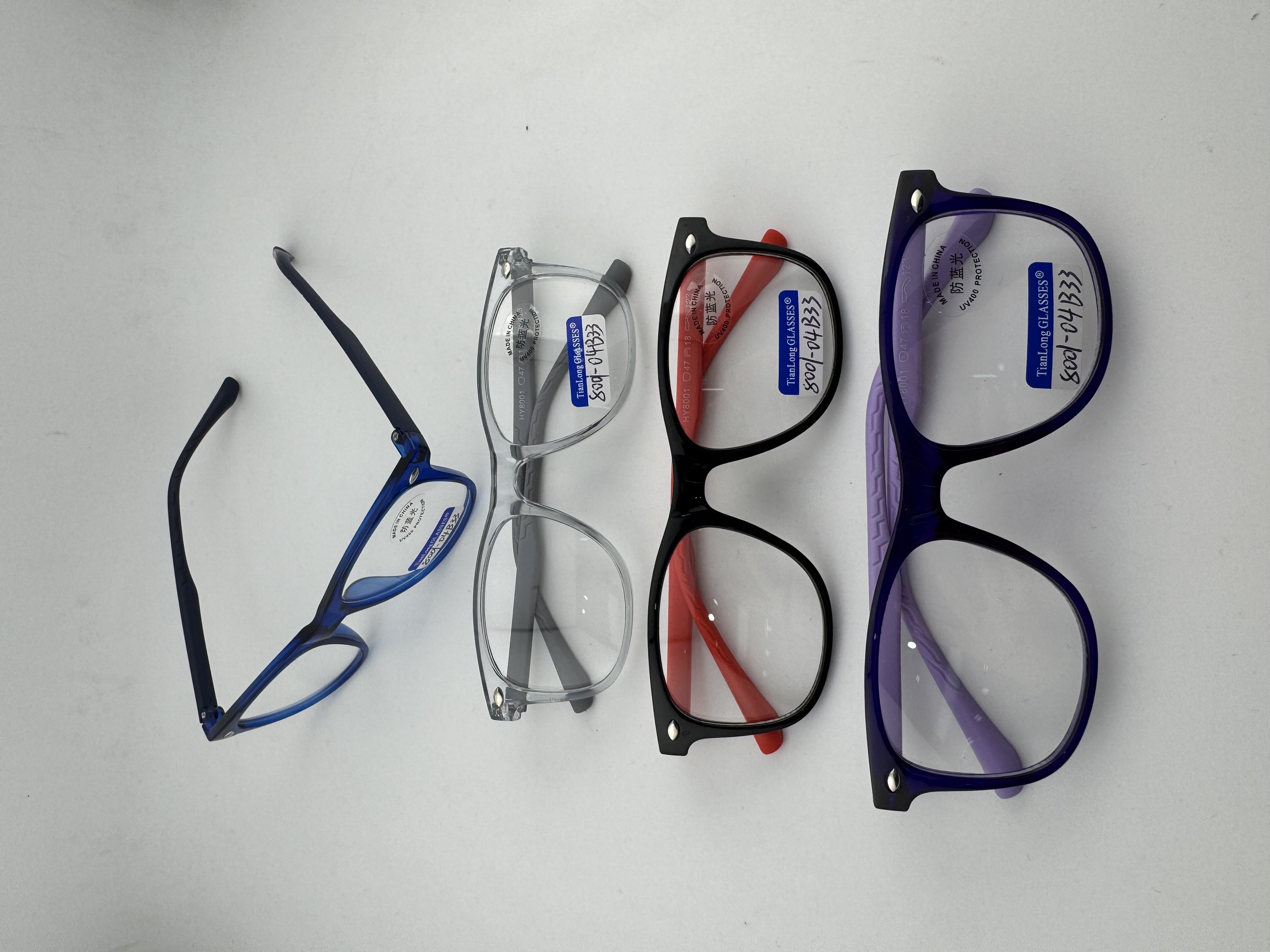 新款儿童时尚方形男女童款平光镜防蓝光眼镜平光镜