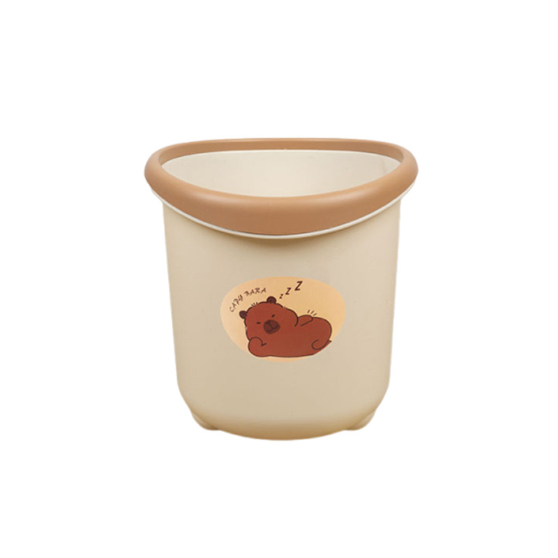 Wholesale from the manufacturer: Simple, high-appearance, large-capacity plastic round trash cans for living rooms and bedrooms Item Picture