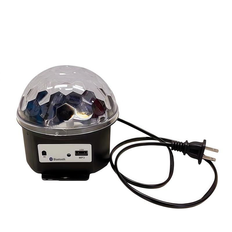 蓝牙魔球彩灯七彩爆闪灯音响浪漫智能大音量KTV家用声控蓝牙音响产品图