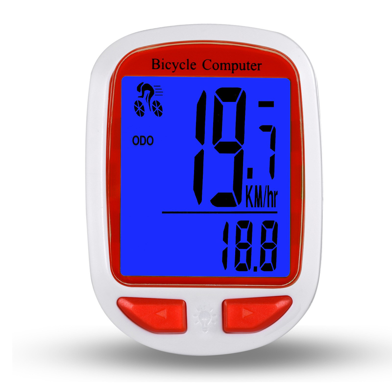 YD-1 wired speedometer, bicycle wireless speedometer, large screen in both Chinese and English, wireless touch backlight, waterproof mountain bike speedometer, odometer, speed meter Specification image