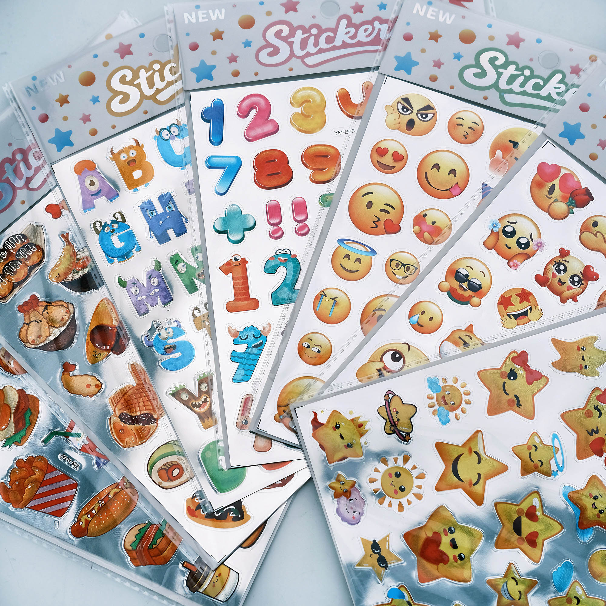 YM-B Refractive laser sticker details Picture