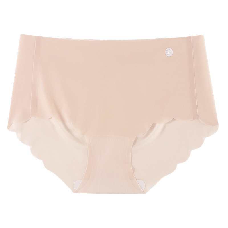 Stock surplus for export to Europe and America. Multi-color mid-waist wavy edge women's underwear. Simple solid color. One-cut brocade swimming fabric. Does not press on the skin. Cotton crotch is skin-friendly and non-irritating details Picture