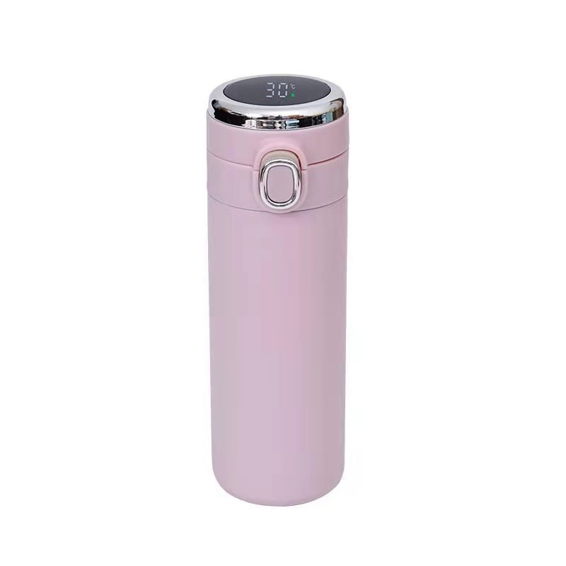 420ML mini stainless steel pea cup, smart temperature insulated cup, car bouncing lid, car cup, durable to drop Application Scenario