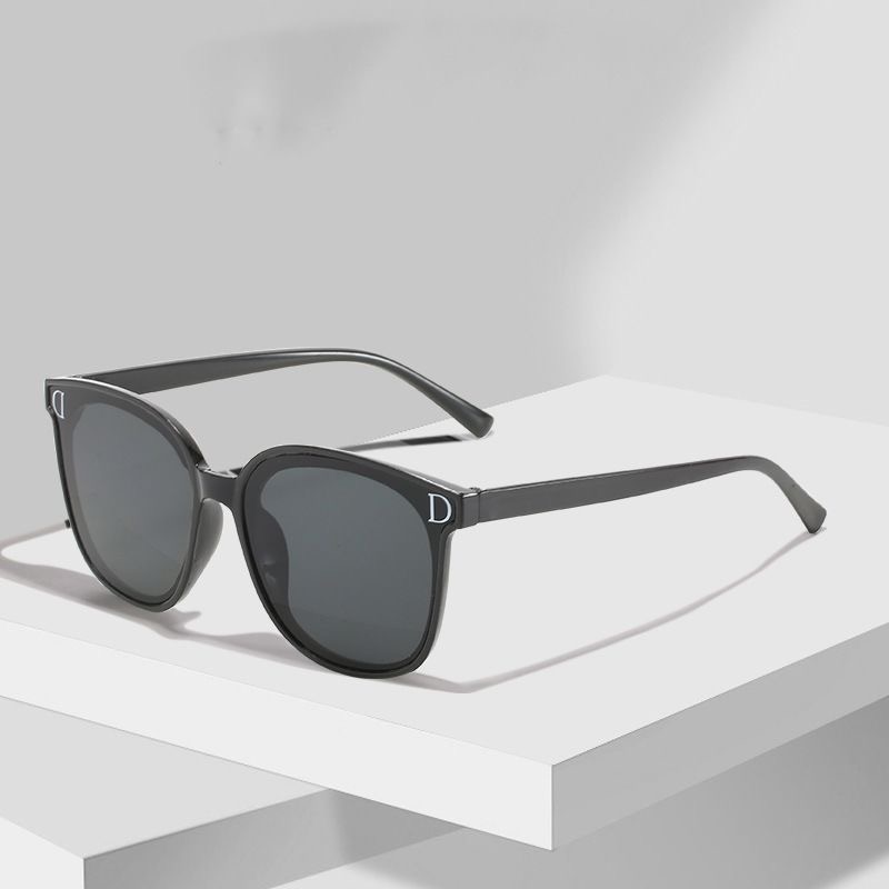 D字母墨镜女高级感ins时尚复古潮流韩版新款太阳眼镜防紫外线眼镜