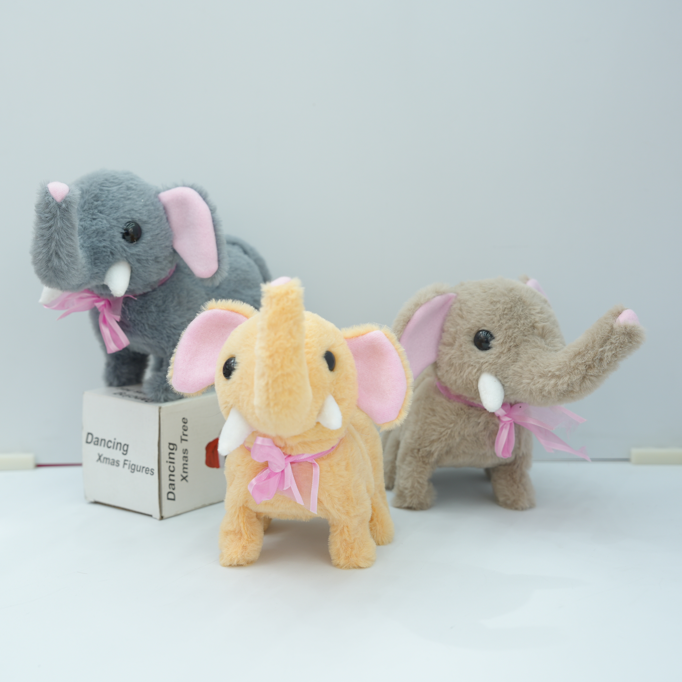 电动毛绒玩具仿真动物大象会走会叫儿童玩具玩偶电子宠物