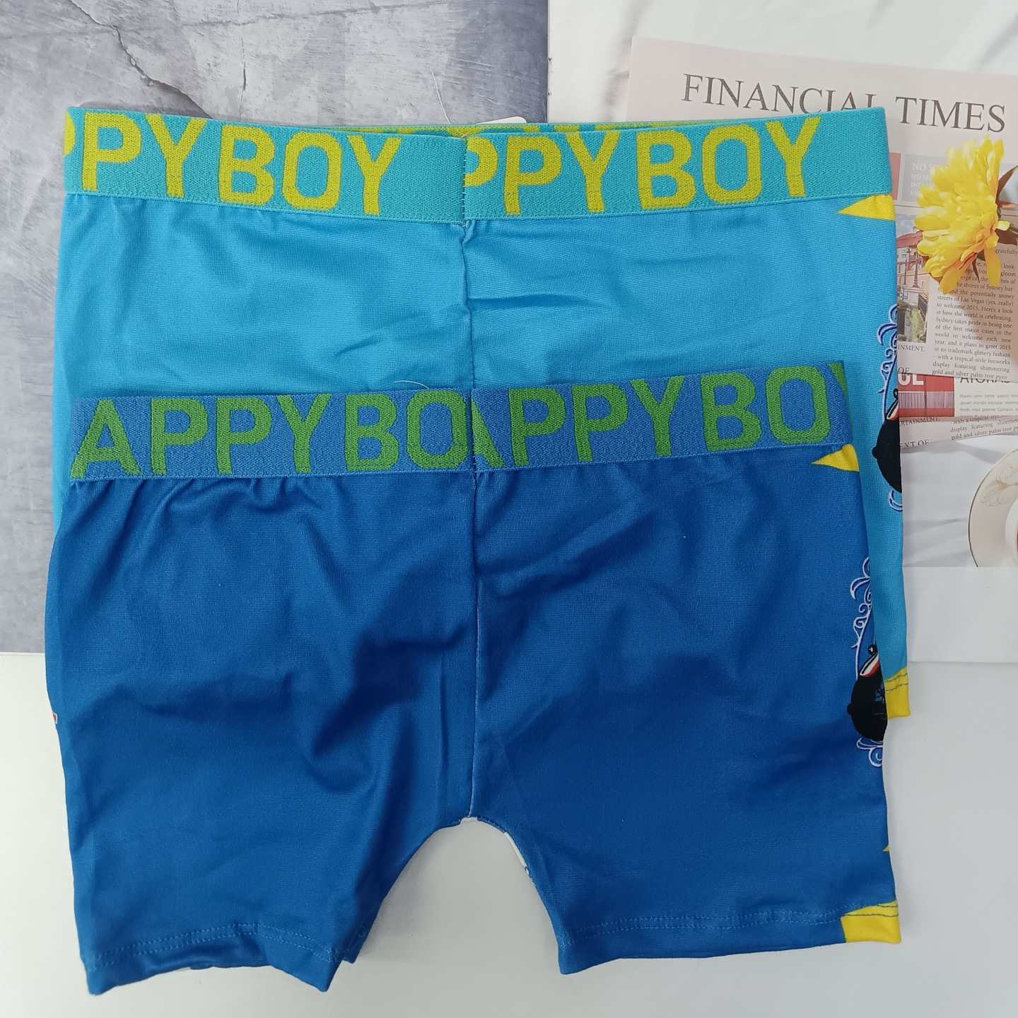 For export to South America and Africa, we offer mixed-color children's underwear, milk silk printed underwear for boys, and custom-made patterned mixed-color flat pants for boys. Application Scenario