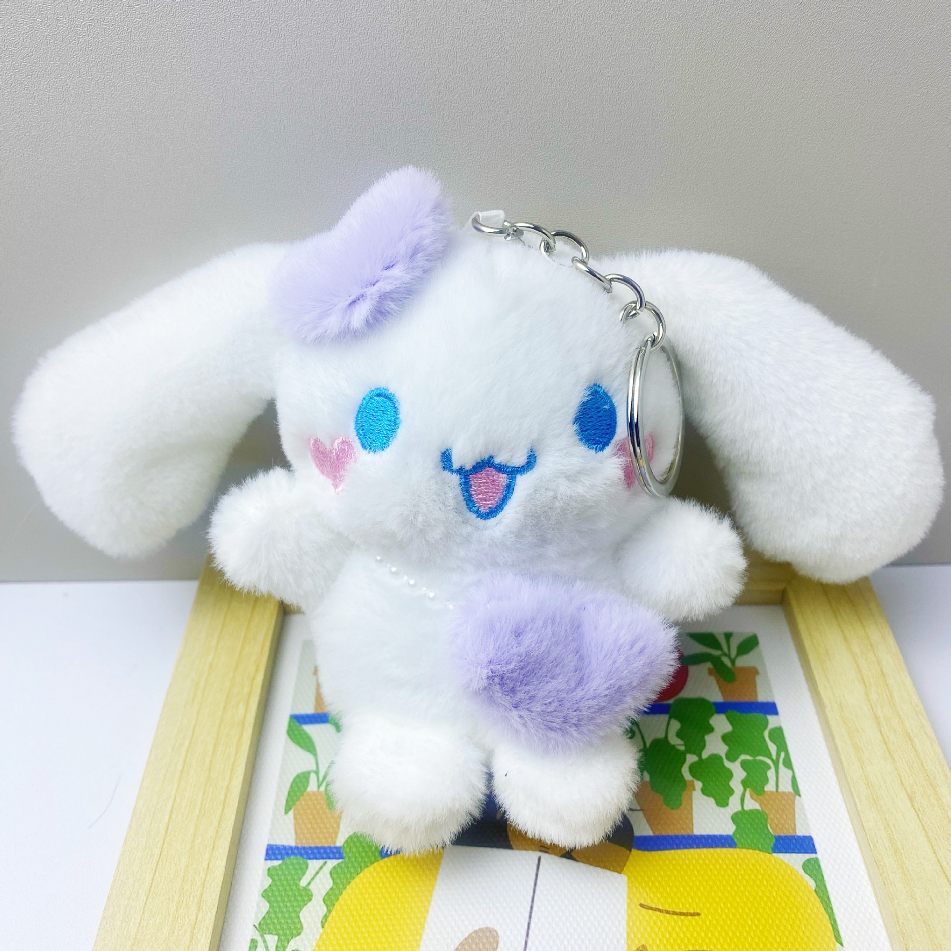 Cartoon Yugui Dog plush toys, claw machine dolls, cute accessories, schoolbags, pendants, keychains, small wholesale Specification image