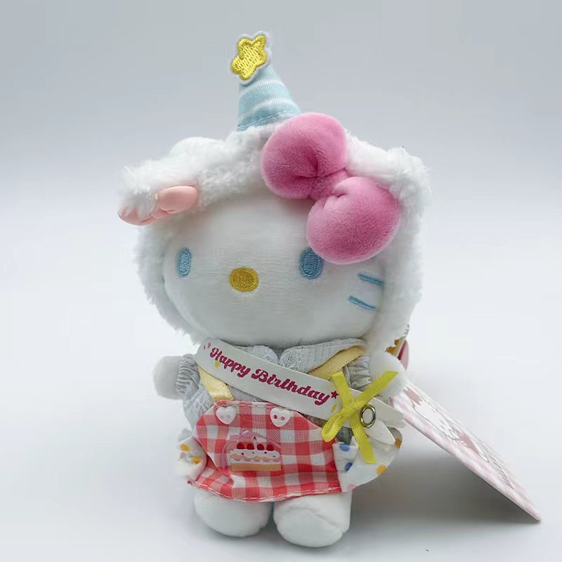 Authentic dopamine birthday set hellokitty bag pendant, small doll, high-end schoolbag pendant gift detail image 4