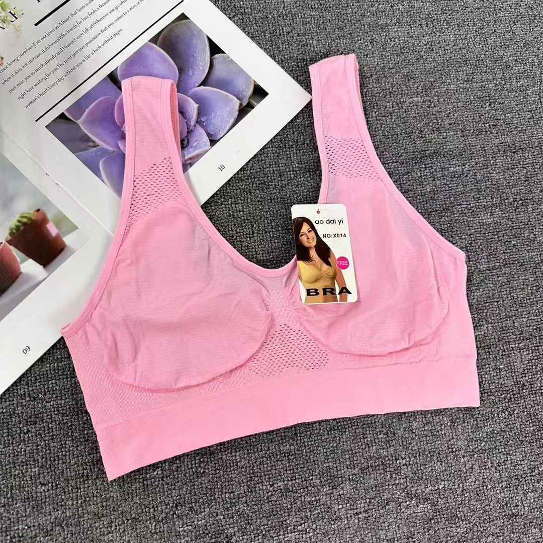 Seamless sports underwear and single-layer beautiful back yoga vests are in stock for export to Europe, America and Africa Specification drawing
