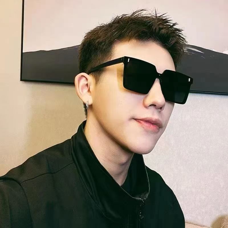 新款太阳镜大框男女款推荐高级感大脸显瘦痞帅墨镜女潮防紫外线