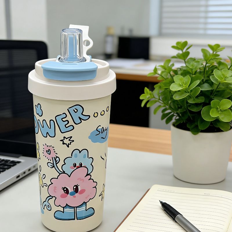 保温杯女便携小巧车载水杯高颜值水杯保温杯便携办公室304杯