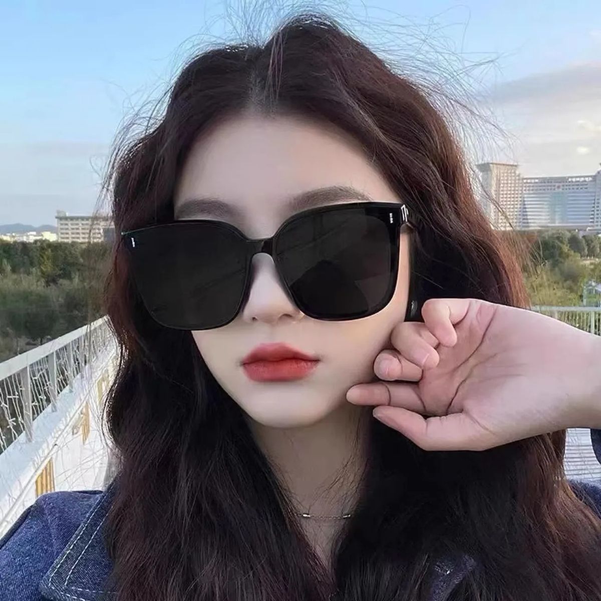 太阳镜墨镜眼镜大框时尚潮流个性网红同款遮阳墨镜男女开车遮阳