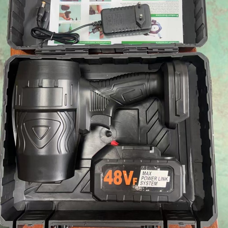 Lithium battery storm machine, portable household violent turbine fan, high-power dust removal, car washing, water blowing and hair dryer Specification image