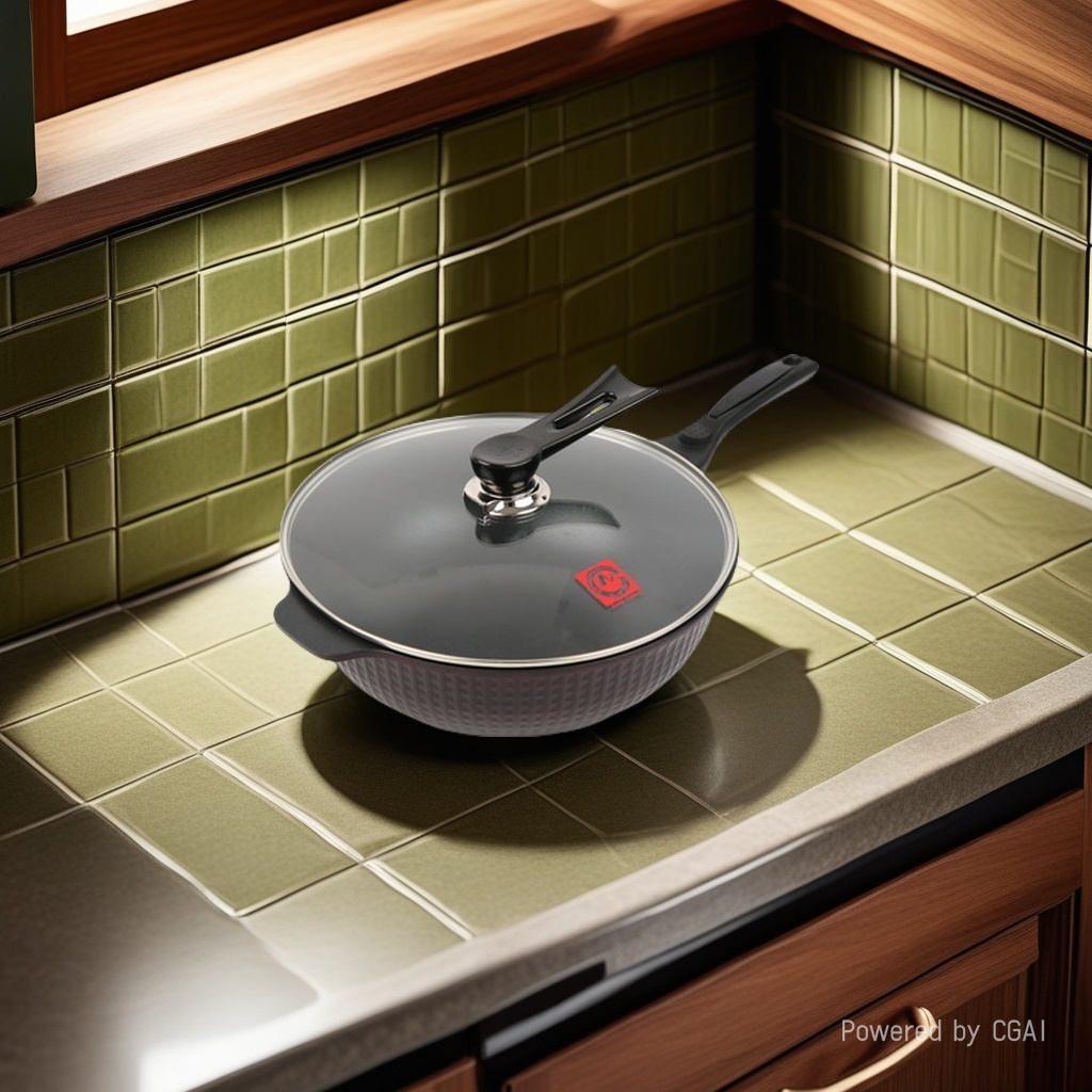 厨房密码 韩国原装进口 IH拉坦炒锅32cm （不含锅盖）详情5