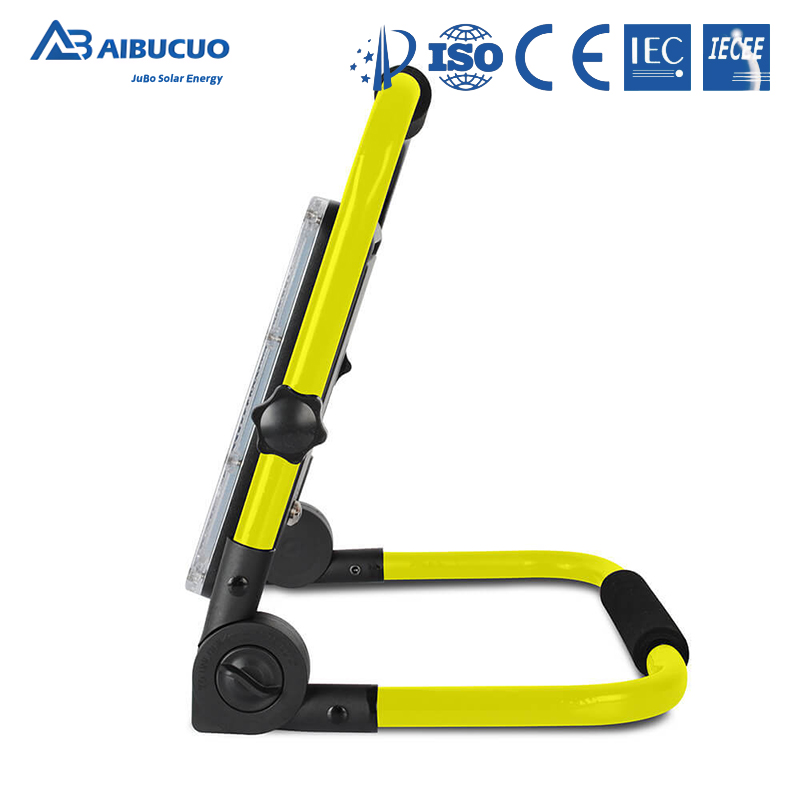 AIBUCUO LED rechargeable floodlight, outdoor portable camping light, home night market, construction site mobile hand-held emergency lighting Specification image